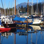 Coal Harobour winter day Vancovuer BC