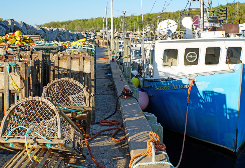 Photo: Dennis Jarvis, Lobster boats, NS