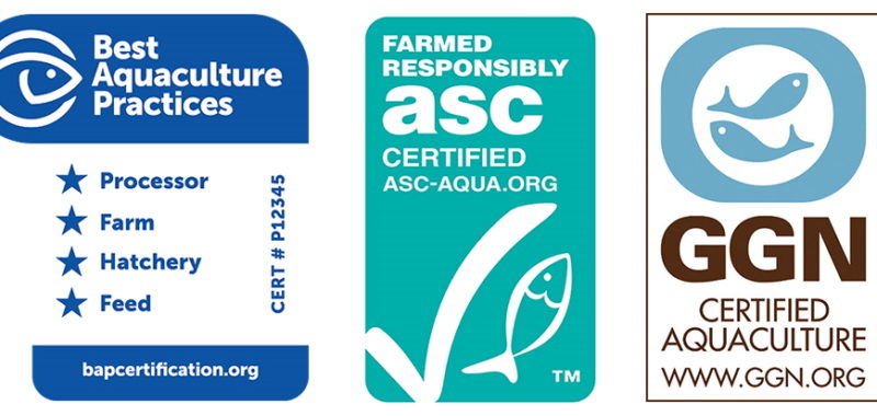 BAPs, ASC and GLOBALG.A.P.'s logos